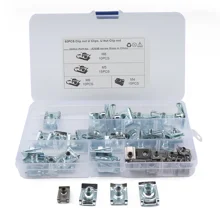 Keadic Lot De 226 Clips Écrous En U Assortis – Pour Moto, Ford, GM, Véhicules Et Panneaux (6 Tailles)