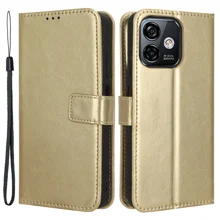 Custodia Flip Con Portafoglio Per Cubot Note 50 – Tessuto Oxford E PU – Nero