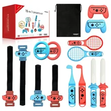 DOBE FOMIS ELECTRONICS TNS-3152 15-in-1 Sportset für Nintendo Switch / Switch OLED Joy-Con Sportzubehör Spielecontroller-Set