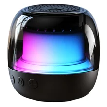 M88 Portable Bluetooth-compatible Speaker RGB Atmosphere Light Gyro ...