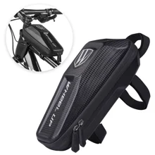 OFFBONDAGE Sac étanche pour tube supérieur de vélo – TPU boulonné et cadre de fixation par sangle, rangement léger et aérodynamique pour vélo de montagne/route/gravier