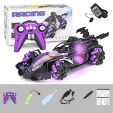 Mist Racing Remote Car HD3377 1 / 14 RC Racing Car Toy Light Music Mist Spray Remote Control ...