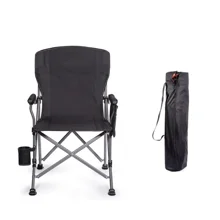 Chaise Pliante De Camping Avec Poche - Supporte 400lbs - Alliage Aluminium Et Mesh