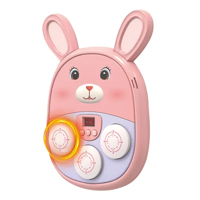 SJL3607 / SJL3609 Cartoon Animal Music Boxing Machine for Kids Electronic Reaction Rhythm Interactive Toy - Pink Wholesale & Custom - TVCMALL SJL3607 / SJL3609 Cartoon Animal Music Boxing Machine for Kids Electronic Reaction Rhythm Interactive Toy - Pink Wholesale & Custom - TVCMALL