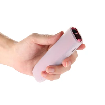 Pour la cigarette lectronique IQOS ILUMA ONE, tui de protection en  silicone souple, botier de rangement antichoc - Rose