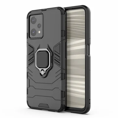 Custodia SEAHAI In Pelle A Portafoglio Per Realme 9 4G/Pro+ 5G Con Supporto E RFID, Nera