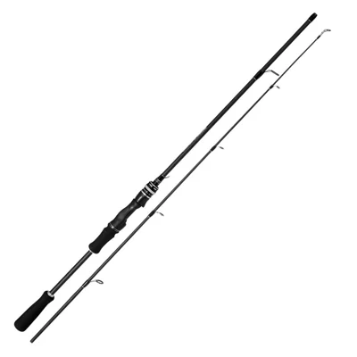 LEO 28236 2-Piece Spinning Rod Fiberglass Spinning Fishing Pole ML  Lightweight Fishing Rod