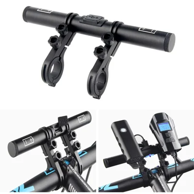 Fahrradlenker-Verlngerung USB-Ladestation Powerbank Fahrradlampe  Taschenlampe Halterung Klemme Erweiterte Halterung Stnder Fahrrad-Zubehr