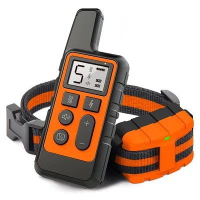 vibrations hundehalsband 500m Fernbedienung Haustiergeschenk Hundehalsband elektronische Vibration  Bellenschock Halsband