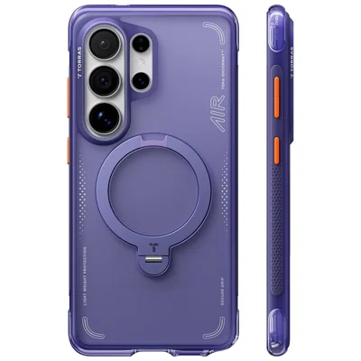 TORRAS Ostand Q3 Air Series For Samsung Galaxy S26 Ultra Magnetic Case with  Kickstand Shockproof PC + TPU Phone Cover - Dark Purple