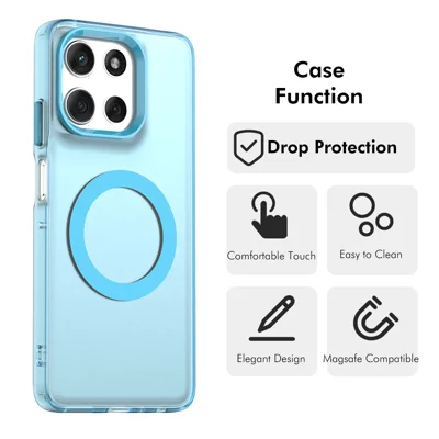XINNI Cover 360° Per Motorola Moto G51 5G – Protezione Integrale Antiurto, Bumper Trasparente Con Pellicola Frontale Inclusa, Nero - copertina