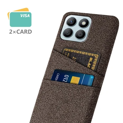 RonRun Cover A Libro In Pelle Per Honor X8b – Custodia Flip Con Slot Per Carte, Chiusura Magnetica, Colore Verde