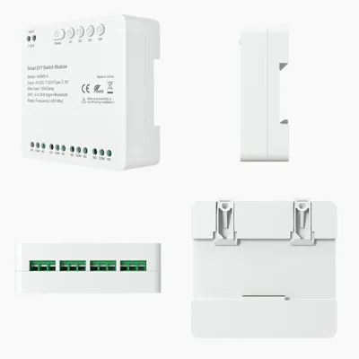 MHCOZY Relais de commutation 4 canaux USB 5 V AC-DC 7-32 V Smart WiFi sans fil contact sec