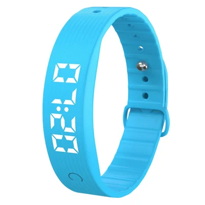 W5SV Smart Bracelet with Vibrating Alarm, Sleep Monitoring Digital Display  Electric Watch - Sky Blue