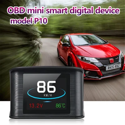HUD P10 OBD2 – Display Proiettore Velocità, Rpm E Consumo Carburante Per Auto – Plug And Play