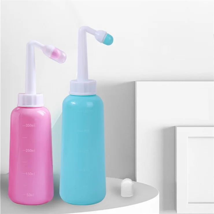 500ml Portable Travel Handheld Bidet Sprayer Personal Hygiene Cleaning Spraying Bottle - Green