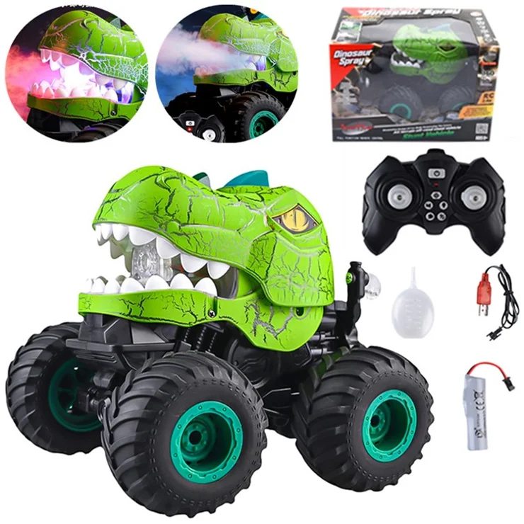YL-101 2.4G RC Off-Road Car Spray Dinosaur Toy with Light and Sound Effects for Kids Boys - 2
