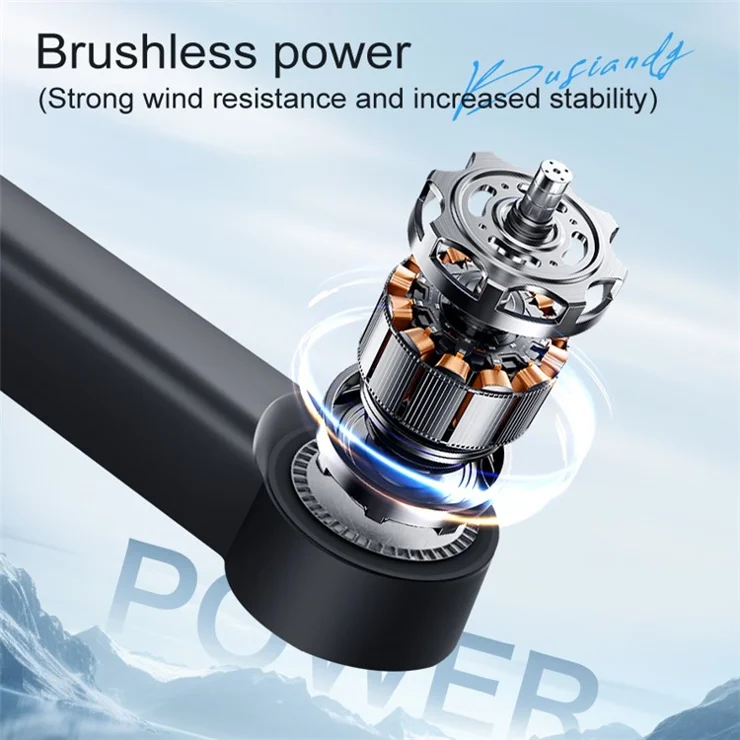 LU90 HD Aerial Photography Optical Flow RC Drone Colorful Light Brushless Motor Quadcopter, 1 Battery - Black+Blue