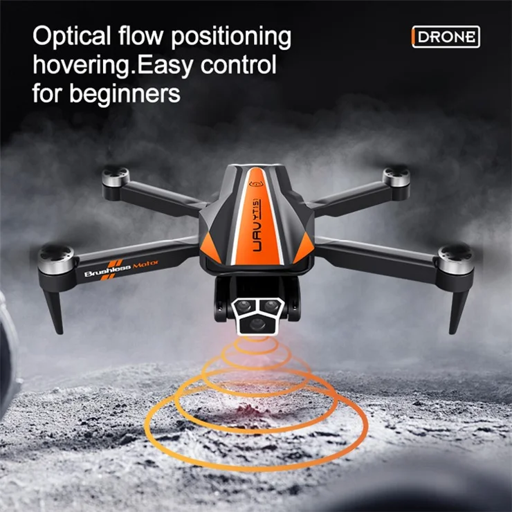 YT151 3 Cameras Folding Brushless RC Drone with Optical Flow Positioning and Four-Side Obstacle Avoidance, with 1 Battery