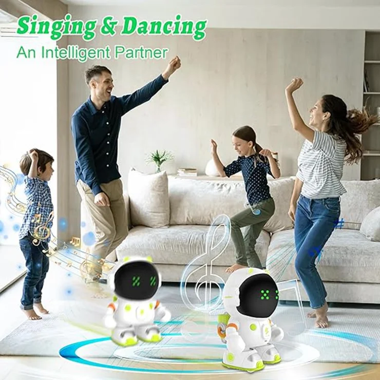 AT100 Smart Robot Toy Interactive Voice Controlled Astronaut Toy