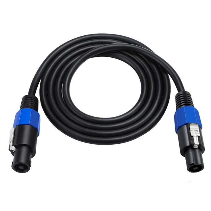 JUNSUNMAY 6FT Speakon Male to Male Cable Audio Amplifier Speaker Wire with Twist Lock