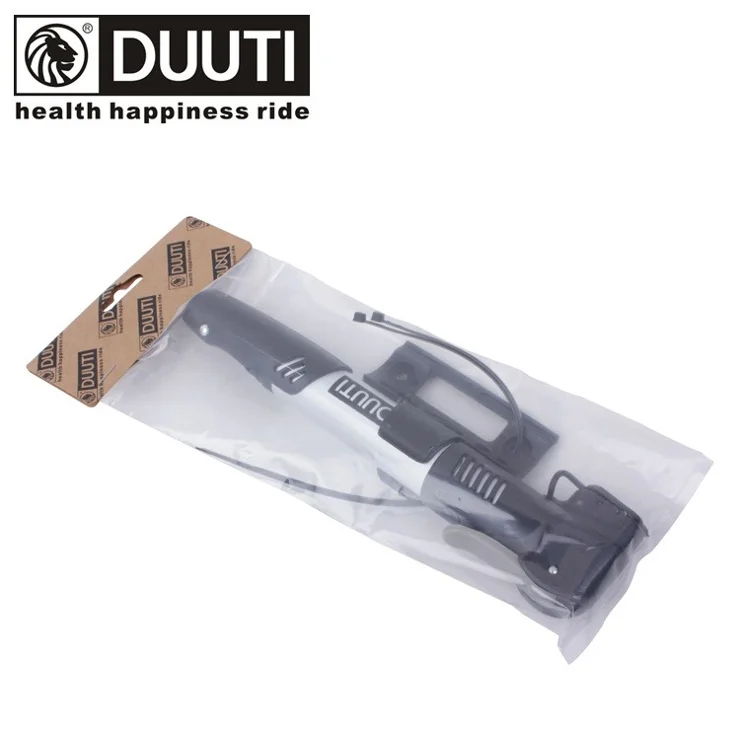 DUUTI Aluminum Alloy Portable Bicycle Tyre Air Pump with Mounting Bracket