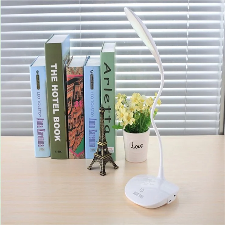 WS-601 360 Degree Adjustable Touch Switch Rechargeable Eye ProtectionSimple LED Table Lamp