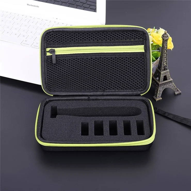 Hard Case Organizer Carrying Bag for Philips Norelco OneBlade Electric Trimmer Shaver QP2520/90/70 - Yellow