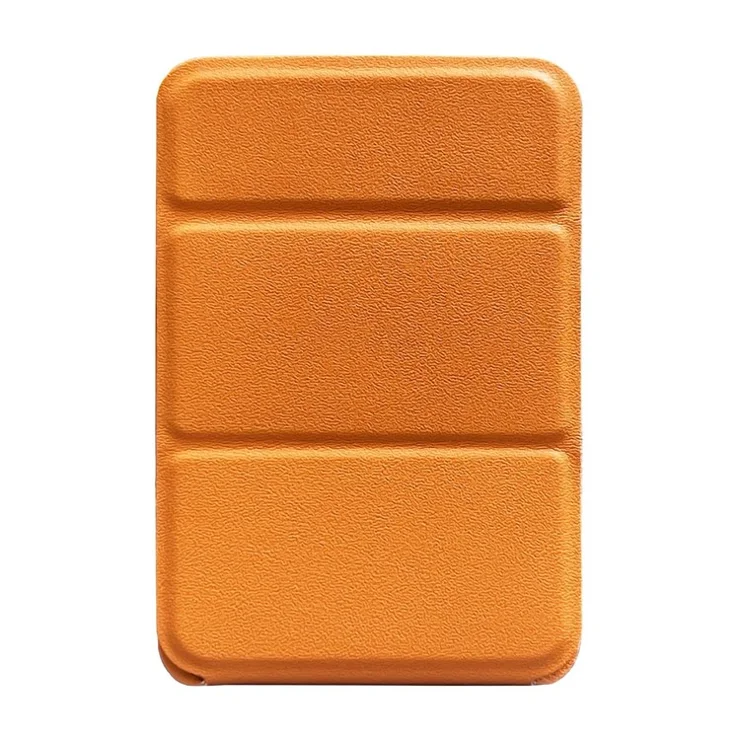 Magnetic Card Holder Compatible with MagSafe Foldable Kickstand Genuine Cow Leather Card Sleeve - Style 29