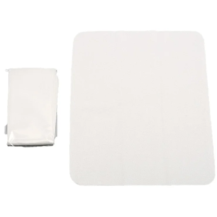 Suede Cleaning Cloth 13 x 13cm 220GSM Knitted Wipes for Phones TVs Glasses Camera Lenses Computer Monitors - White Grey