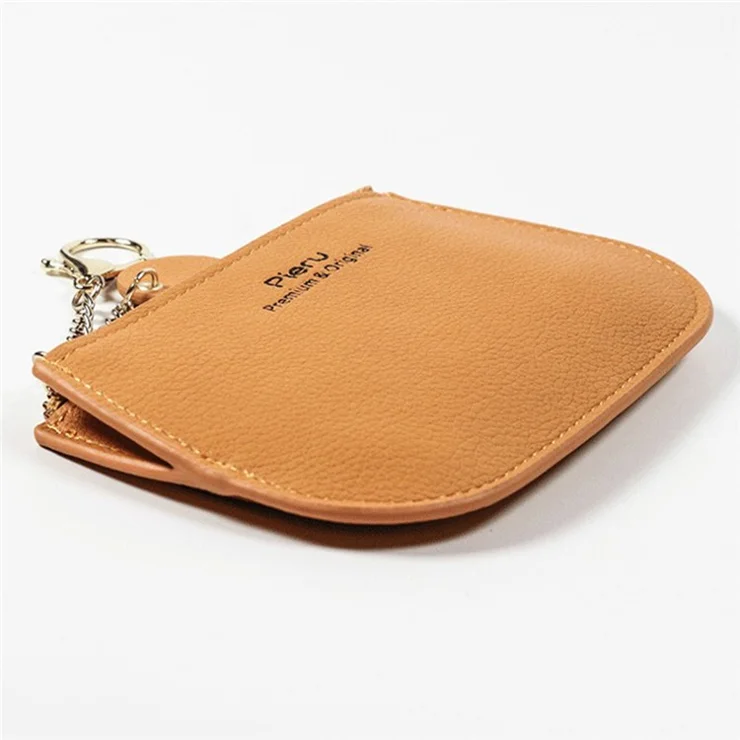 PIERU KL21729 Slim Fashion Zipper Mini Wallet Coin Purse for Women Casual Stylish Change Purse - Sky Blue