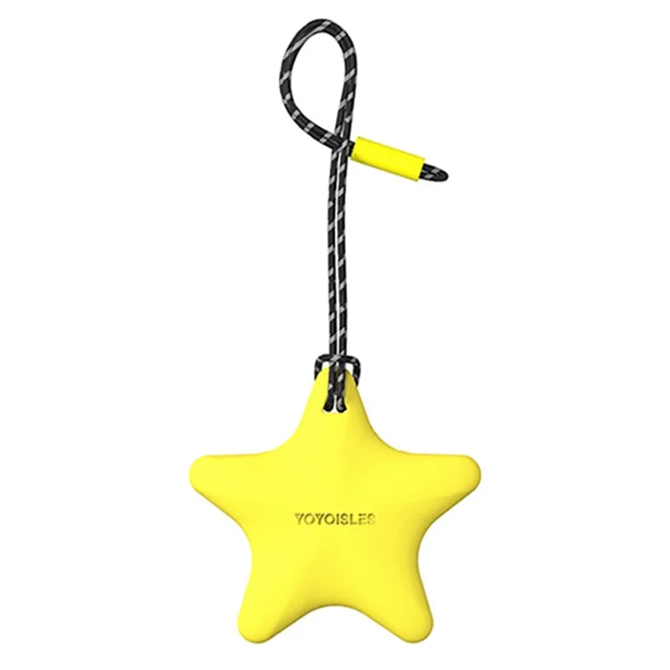 YOYOISLES 4Pcs Protective Case for AirTag , Star-Shaped Design EVA Tracker Holder with Nylon Cord