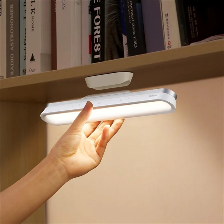 Baseus Magnetic Light Stepless Dimming Charging Desk Lamp Pro Type-C 3A Adjustable Light with 1m Cable - White