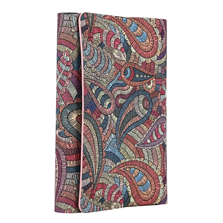 PU Leather Storage Bag for IQOS ILUMA One , Pattern Printed Portable Cigarette Cover Box Holder - Paisley / Purple