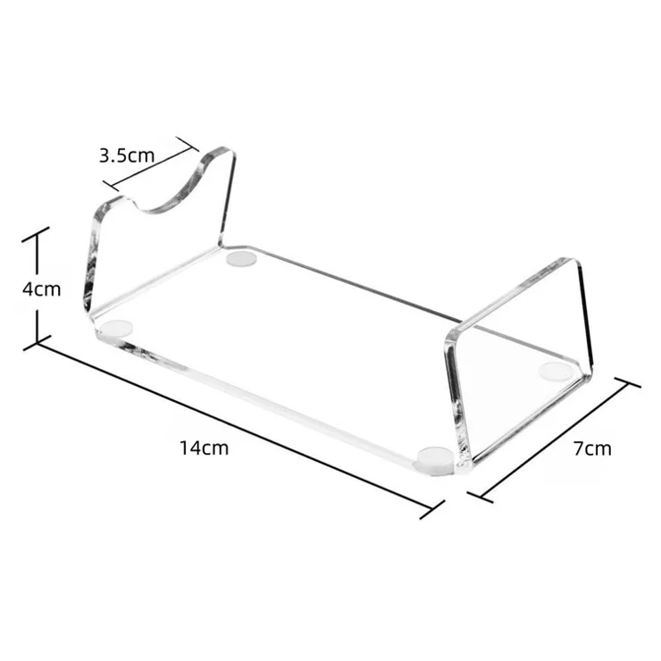 YX009 Lightsaber Mount Stand Clear Acrylic Light Saber Flat Display Holder Rack Home Office Decoration