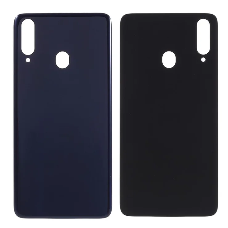 For Samsung Galaxy A20s SM-A207F OEM Plastic Battery Door Housing Cover without Adhesive Sticker - Blue