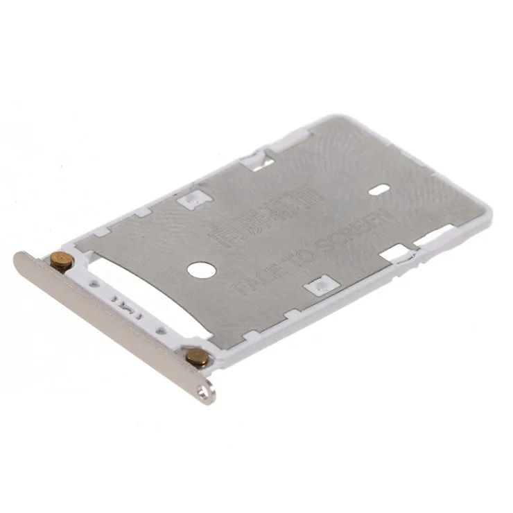 OEM Dual SIM Micro SD Card Tray Holder Spare Part for Xiaomi Redmi 4X - Silver