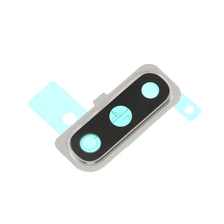 OEM Back Camera Lens Ring Cover with Glass Lens for Samsung Galaxy A50 SM-A505 - Silver
