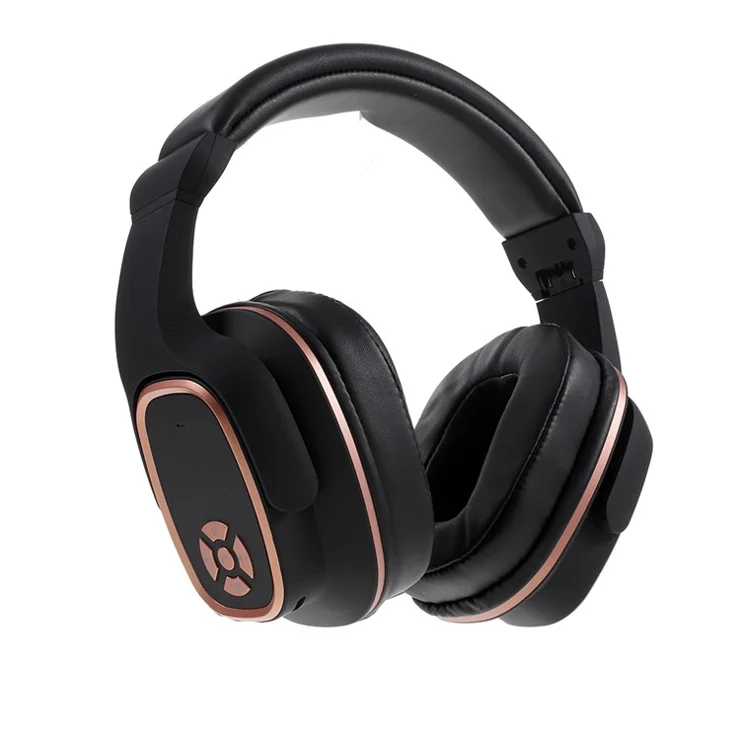 S2 Anti-Noise Wireless Bluetooth-compatible Headset TF Card Stereo Portable Headset Music Microphone - Black