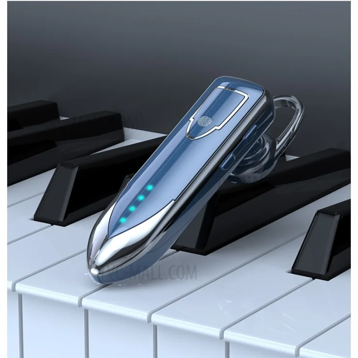 ME-3 Single Bluetooth-compatible 5.0 Headset HiFi Sound Business TWS Wireless Earphone - Blue