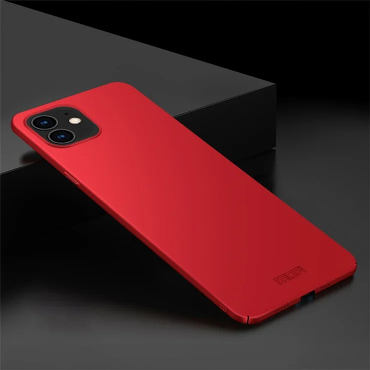 MOFI Shield Slim Frosted Hard PC Case for iPhone 12 Pro/12 - Red