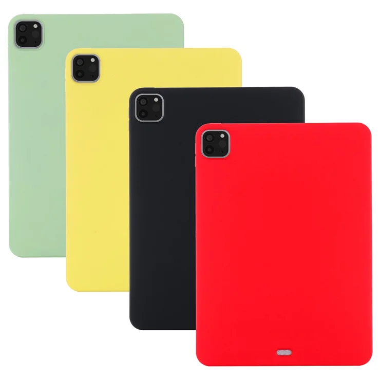 Solid Color Liquid Silicone Tablet Case Cover for iPad Pro 11-inch