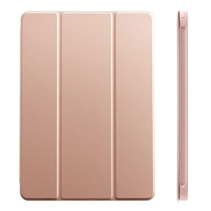 ESR Rebound Hybrid Series for iPad mini (2024) / mini (2021) Tri-Fold Stand Anti-Fall PU Leather+PC+TPU Detachable Magnetic Cover Case - Rose Gold