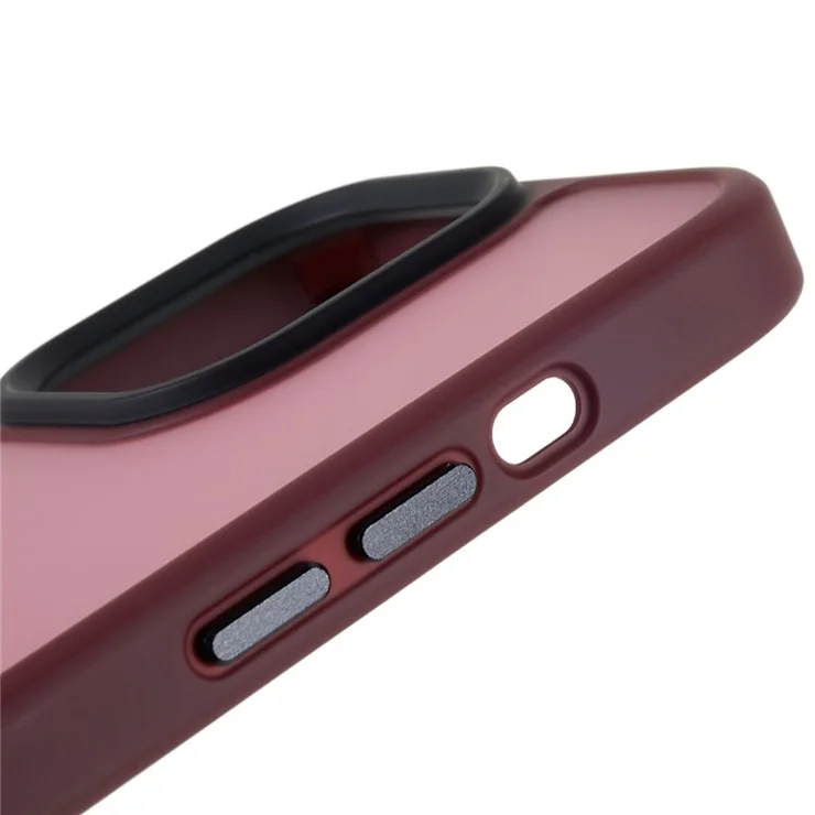 For iPhone 13 Pro Max 6.7 inch Soft-Touch Series PC + TPU Matte Phone Back Case Drop-proof Protective Cover - Rose