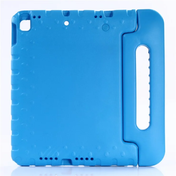 EVA Case for iPad 10.2 (2021) / (2020) / (2019) / Air 10.5 inch (2019) / Pro 10.5 inch (2017) Shockproof Kids Safe Handle Kickstand Cover - Blue