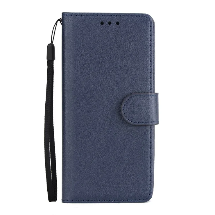 PU Leather Card Holder Mobile Case for Samsung Galaxy S9 SM-G960 - Dark Blue