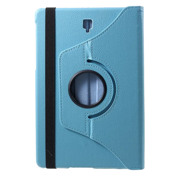 Litchi Texture 360 Degree Rotary Stand Leather Cover Protector for Samsung Galaxy Tab S4 10.5 T830/T835 - Baby Blue