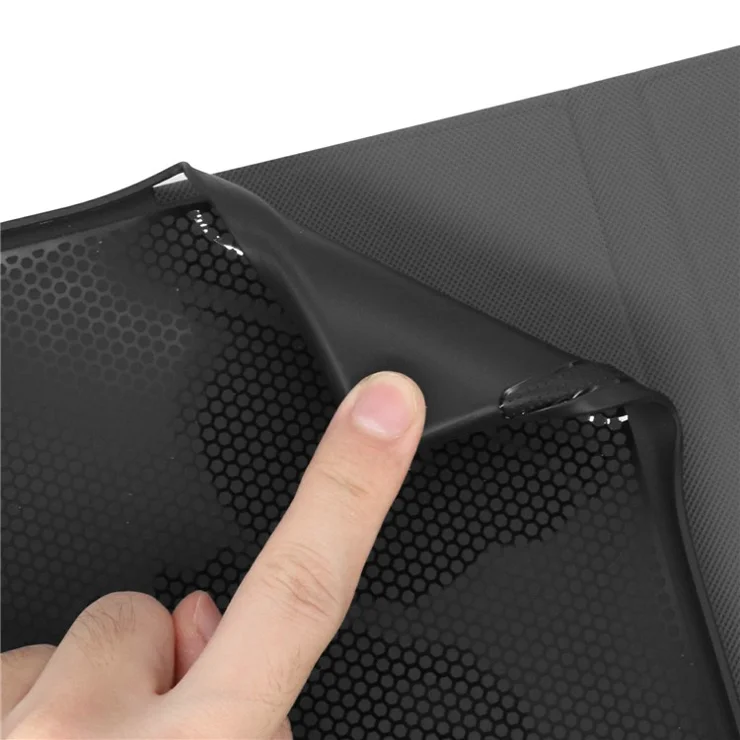Cloth Texture Stand Leather Tablet Case for Samsung Galaxy Tab S6 Lite (2020) / (2022) / (2024) - Black