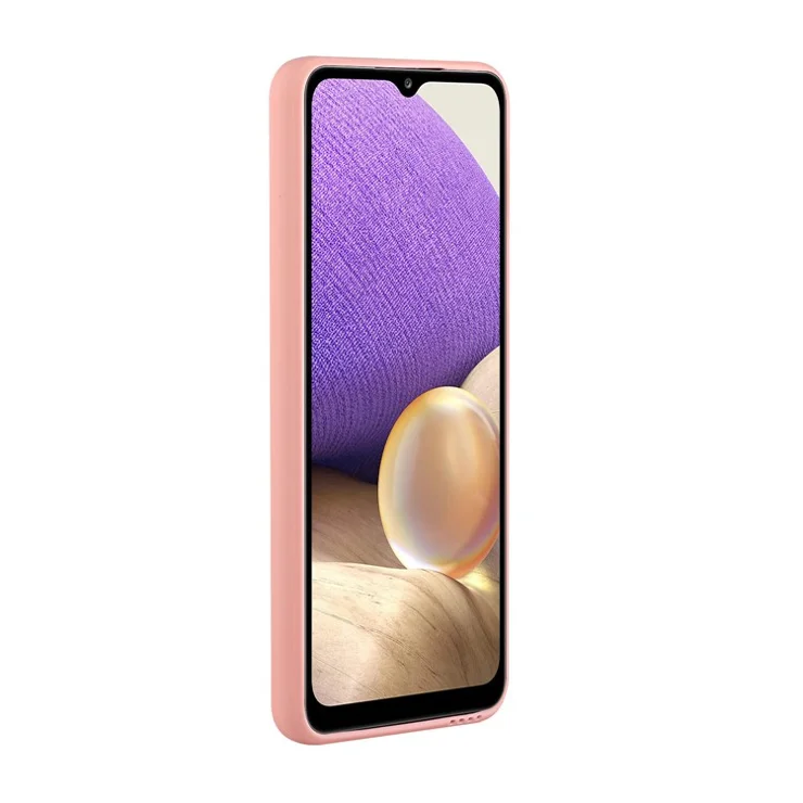 For Samsung Galaxy A32 5G/M32 5G Card Slot Soft TPU Phone Case - Pink