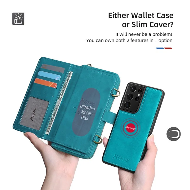 Custodia OnePlus 10T 5G - Cover Magnetica Flip Con Portacarte, Protezione Completa - Foto 13